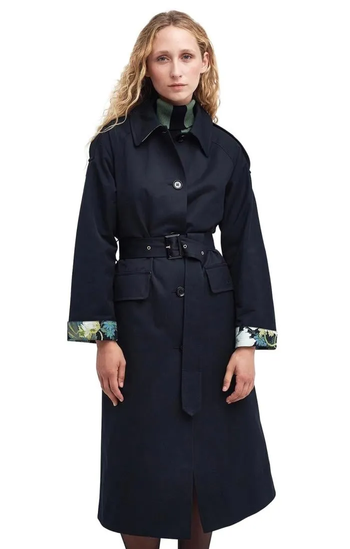 Ladies Barbour Queensbridge Showerproof Trench Coat