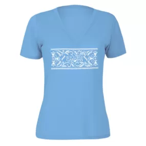 Ladies Bok Tower Scroll Artwork T-Shirt