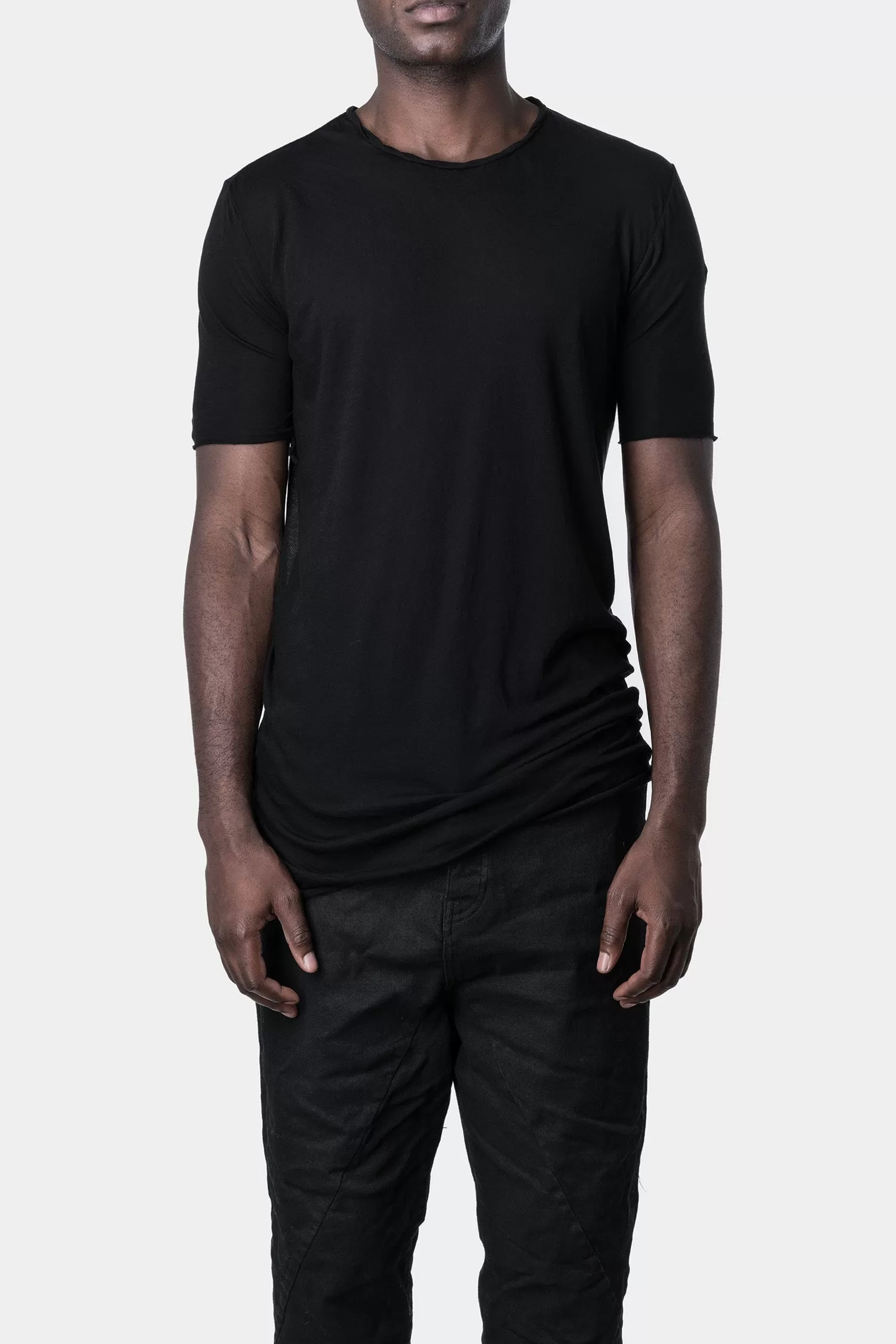 Lightweight cotton T-Shirt, Black