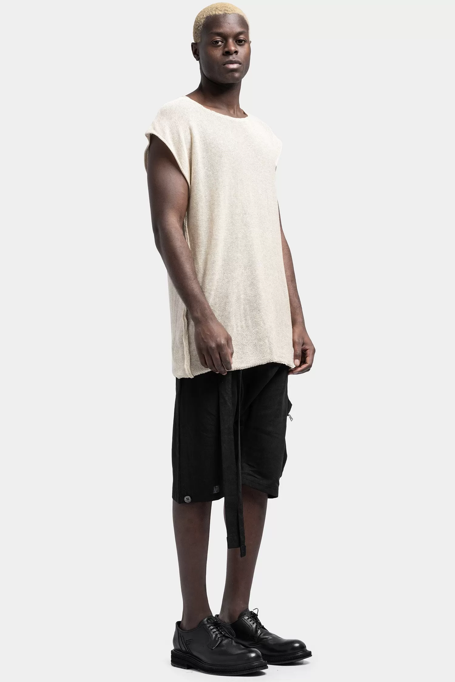 Lightweight knit tank, Sand