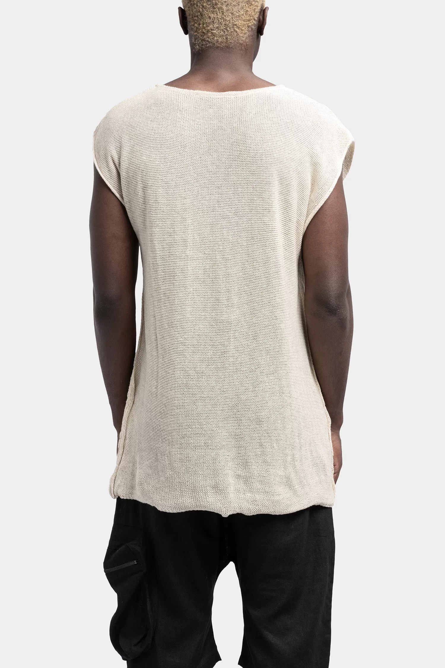 Lightweight knit tank, Sand