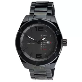 Linear Day Date Black Watch