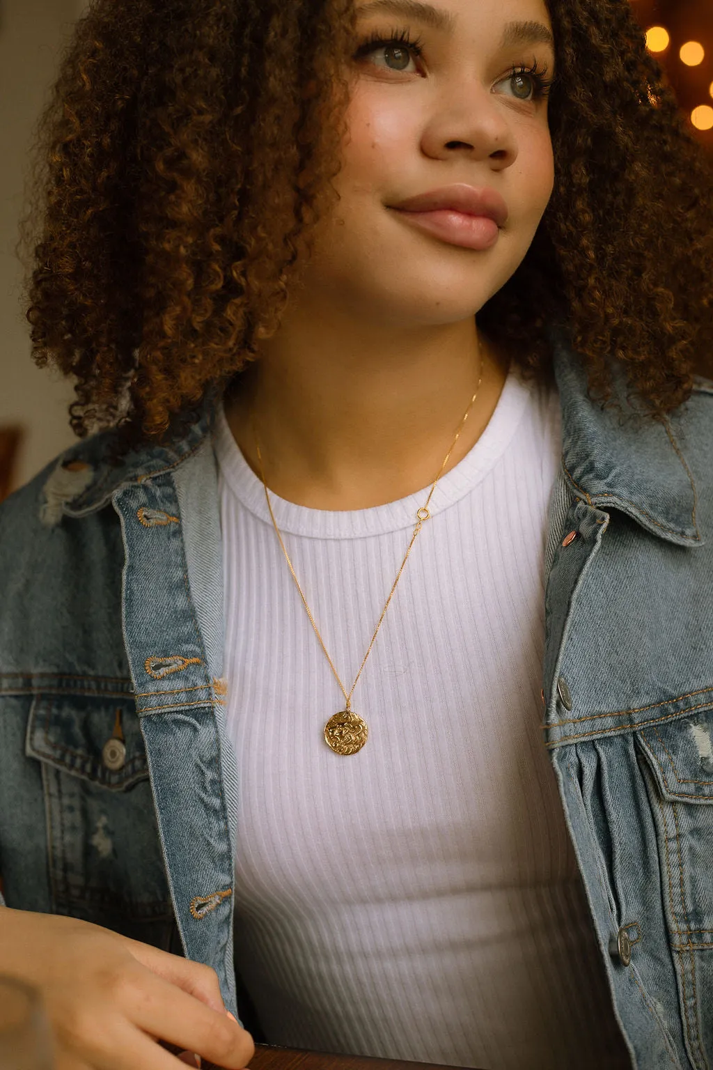 Lion Coin Necklace