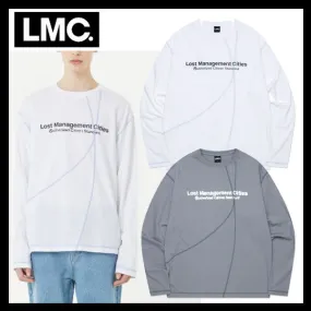 LMC  |Crew Neck Unisex Street Style U-Neck Long Sleeves Plain