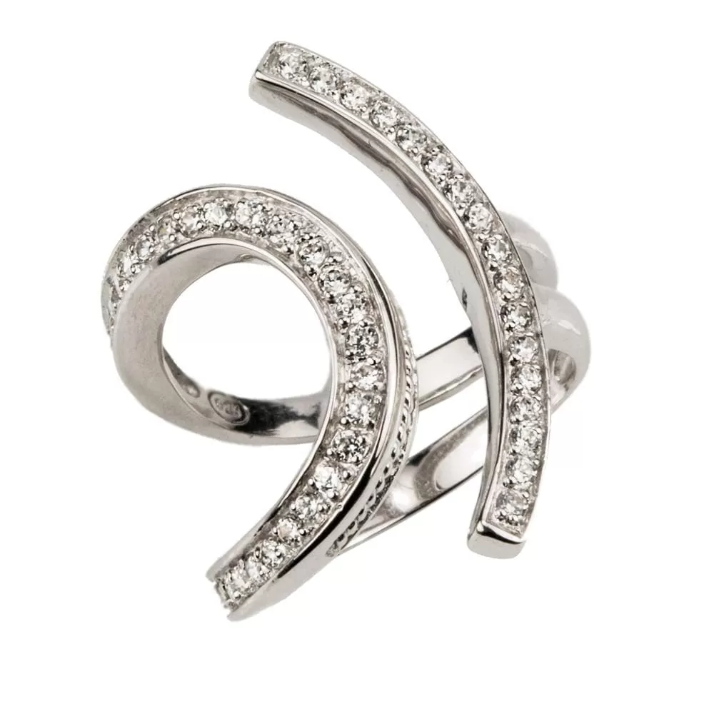 Lola Ring Rhodium