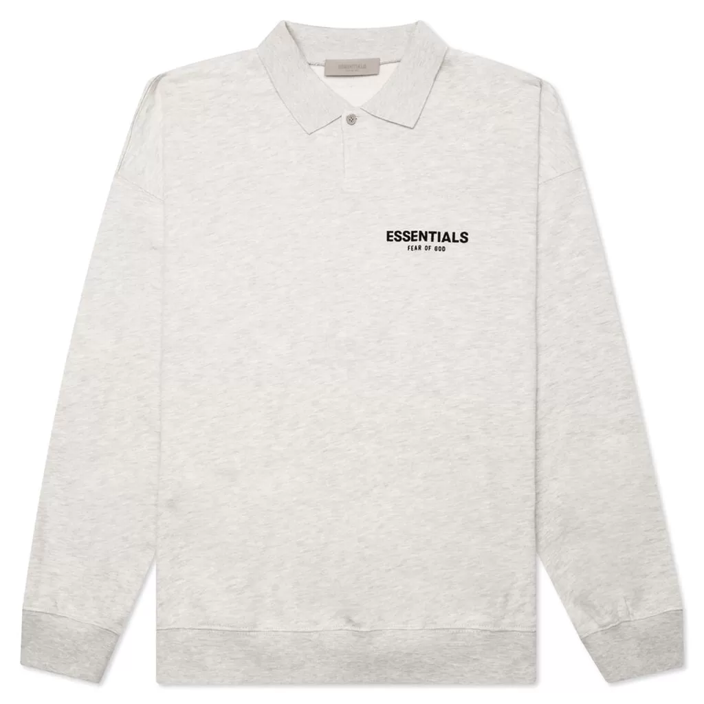 L/S Polo - Light Oatmeal