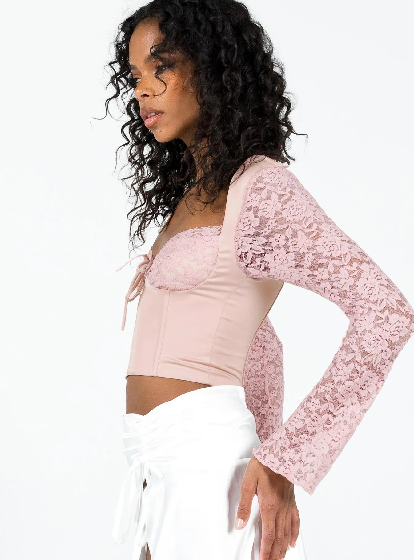 Markwell Long Sleeve Top Pink