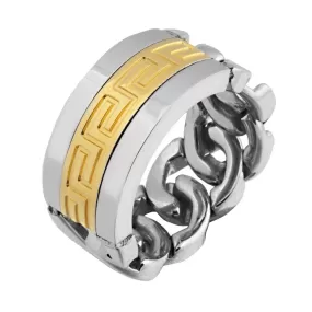 Meander Men's Chain Ring