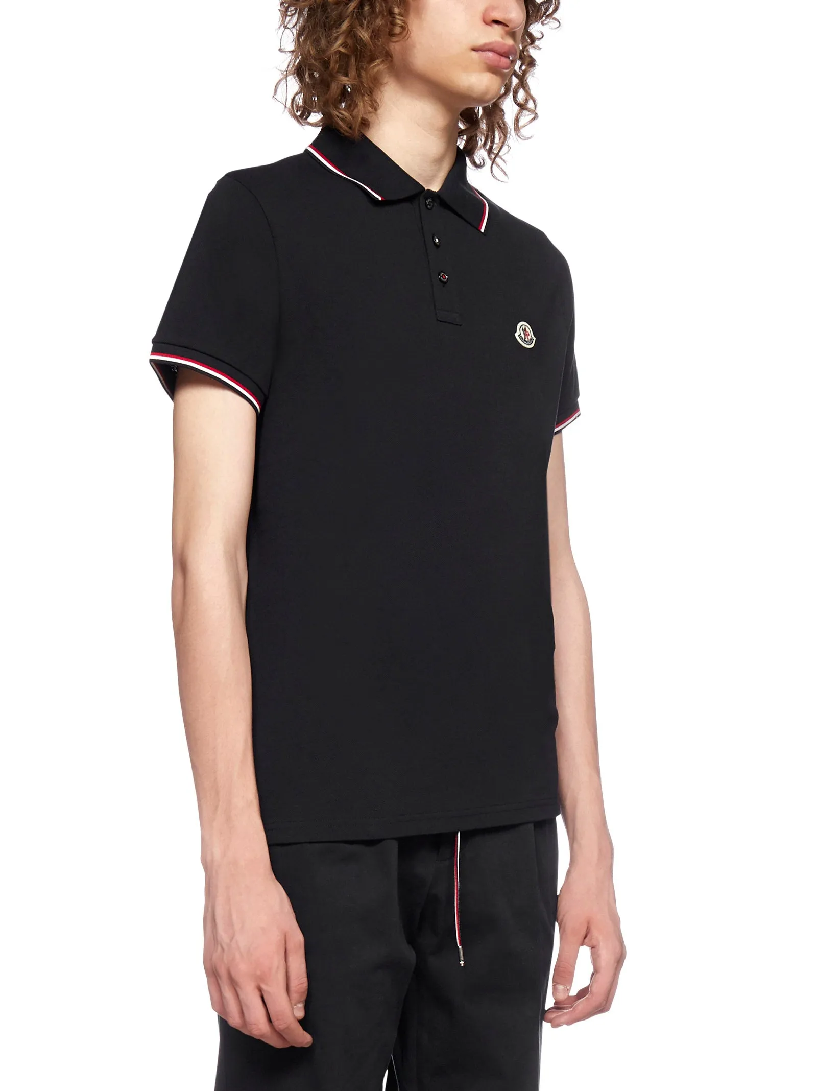 Moncler Logo Patch Polo Shirt