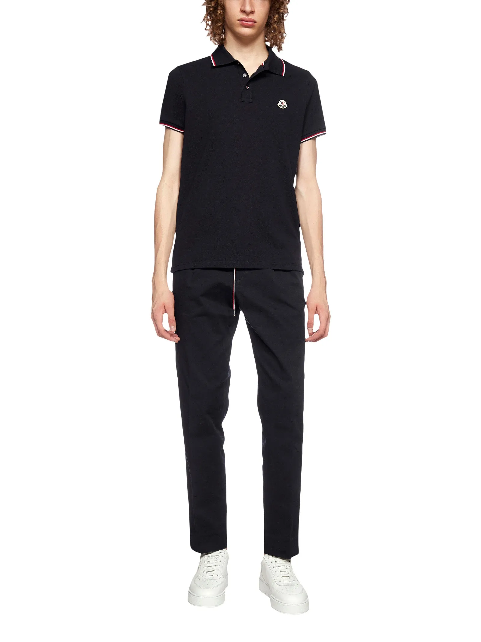 Moncler Logo Patch Polo Shirt