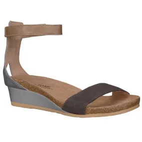 Naot Pixie Sandal Oily Black/ Vintage Slate/ Khaki Beige (Women's)