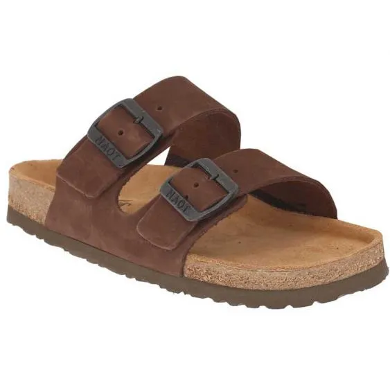 Naot Womens Santa Barbara Two Strap Sandal- Java Nubuck