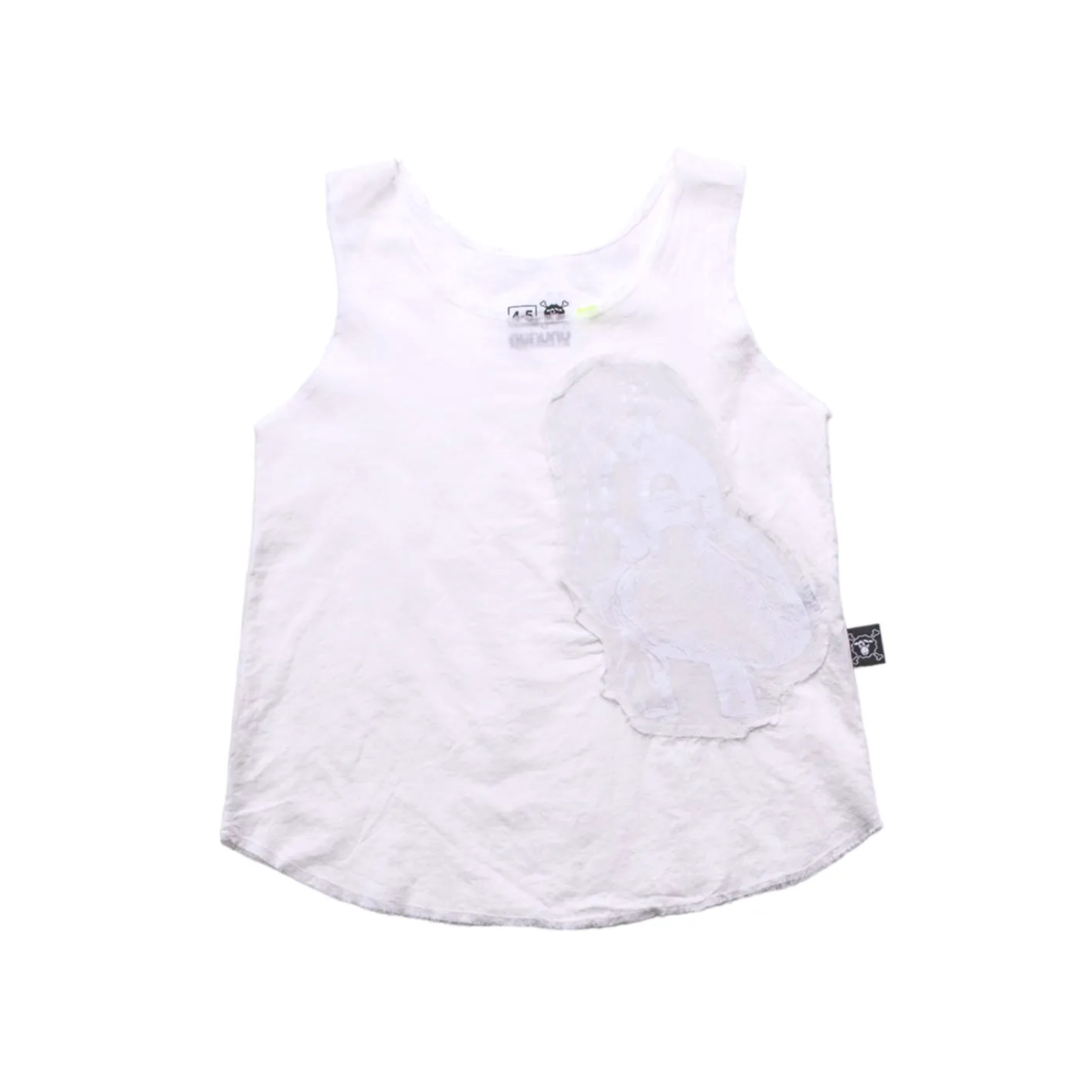 NUNUNU Voile Heart Tank