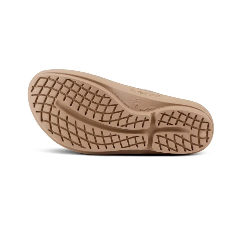 Oofos Womens Oolala Limited Sandal – Desert Snake