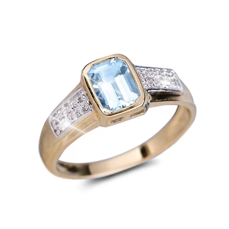 Oseaan Aquamarine Ring