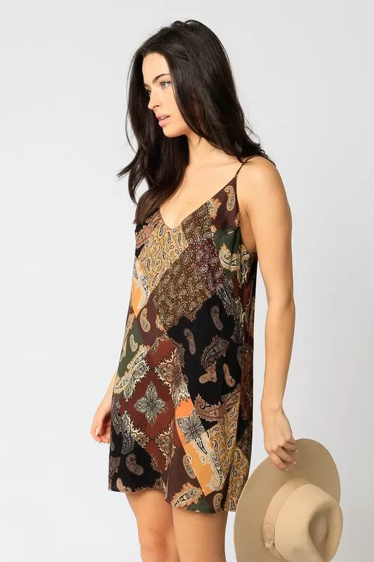 Paisley Tank Dress