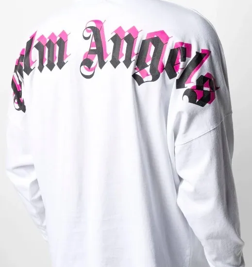 Palm Angels  |Crew Neck Unisex Street Style Long Sleeves Plain Cotton