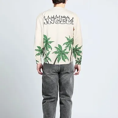 Palm Angels  |Tropical Patterns Unisex Street Style U-Neck Long Sleeves