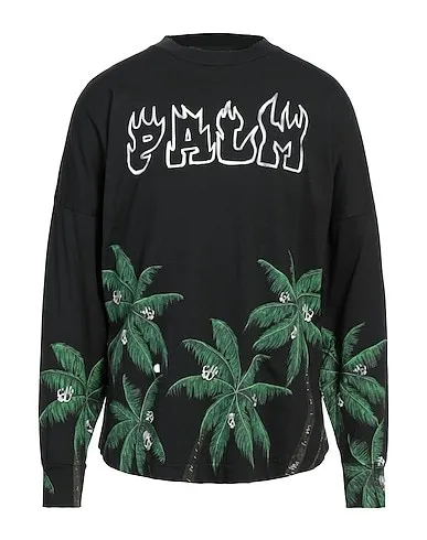 Palm Angels  |Tropical Patterns Unisex Street Style U-Neck Long Sleeves