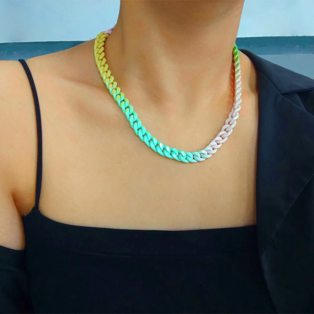 Pastel Chain Necklace