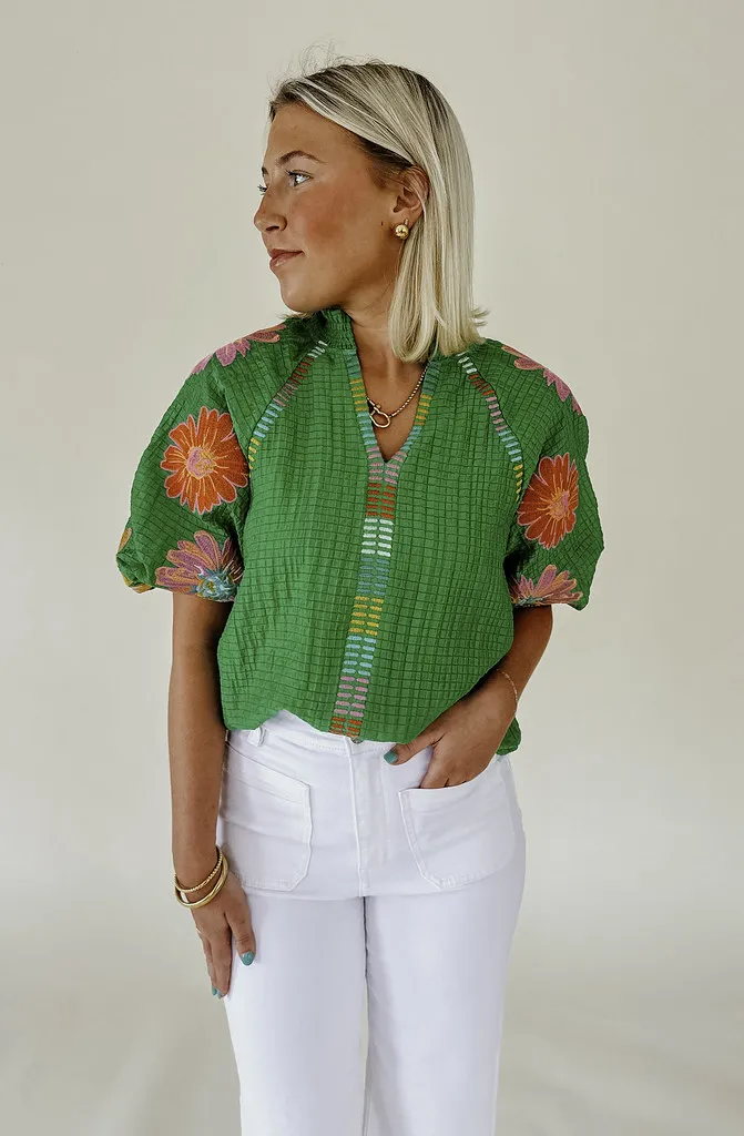 POP OF SUMMER BLOUSE