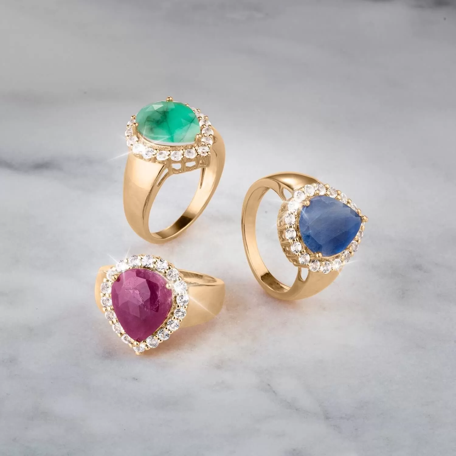 Precious Gems Pera Sapphire Ring