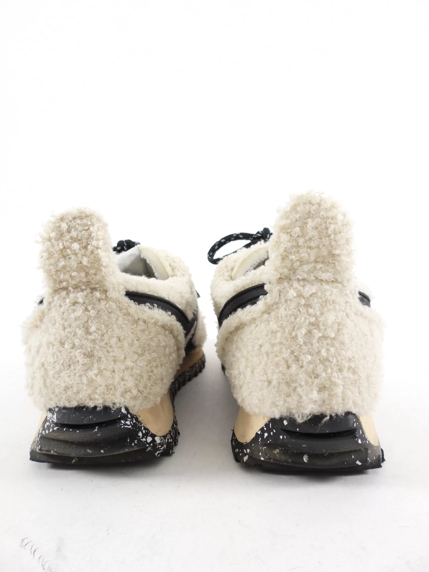 Rag & Bone Ivory Shearling Sneakers - 37