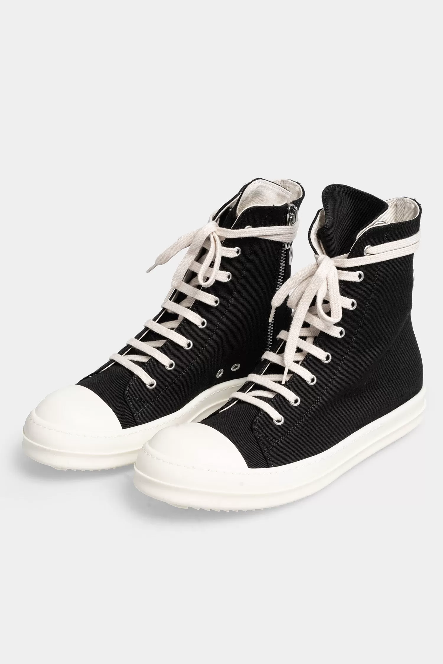 Ramones eyelet sneakers, Black/Milk