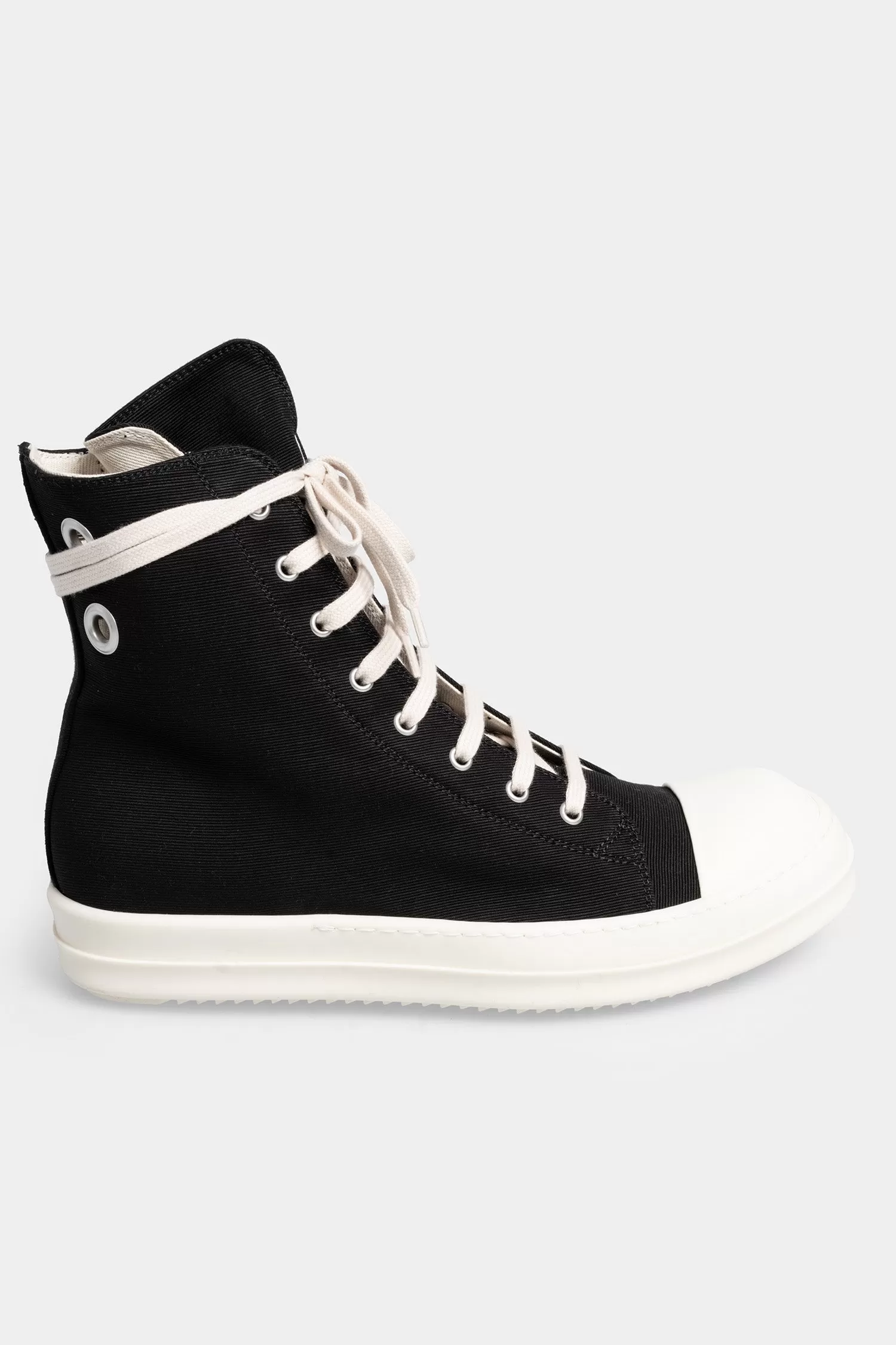 Ramones eyelet sneakers, Black/Milk