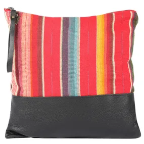 Rosarito Large Clutch in Black Leather