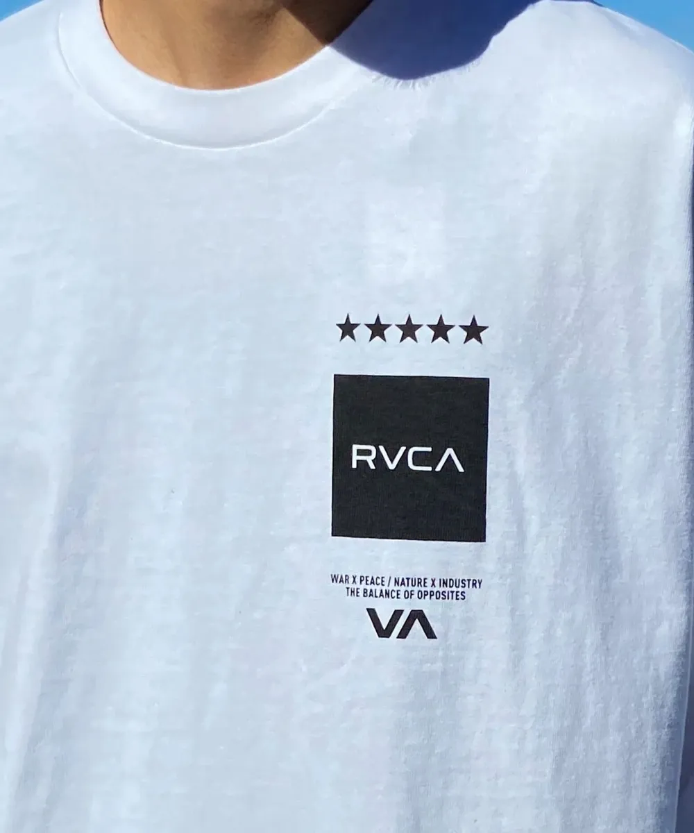 RVCA  |Crew Neck Unisex Street Style Long Sleeves Cotton Oversized