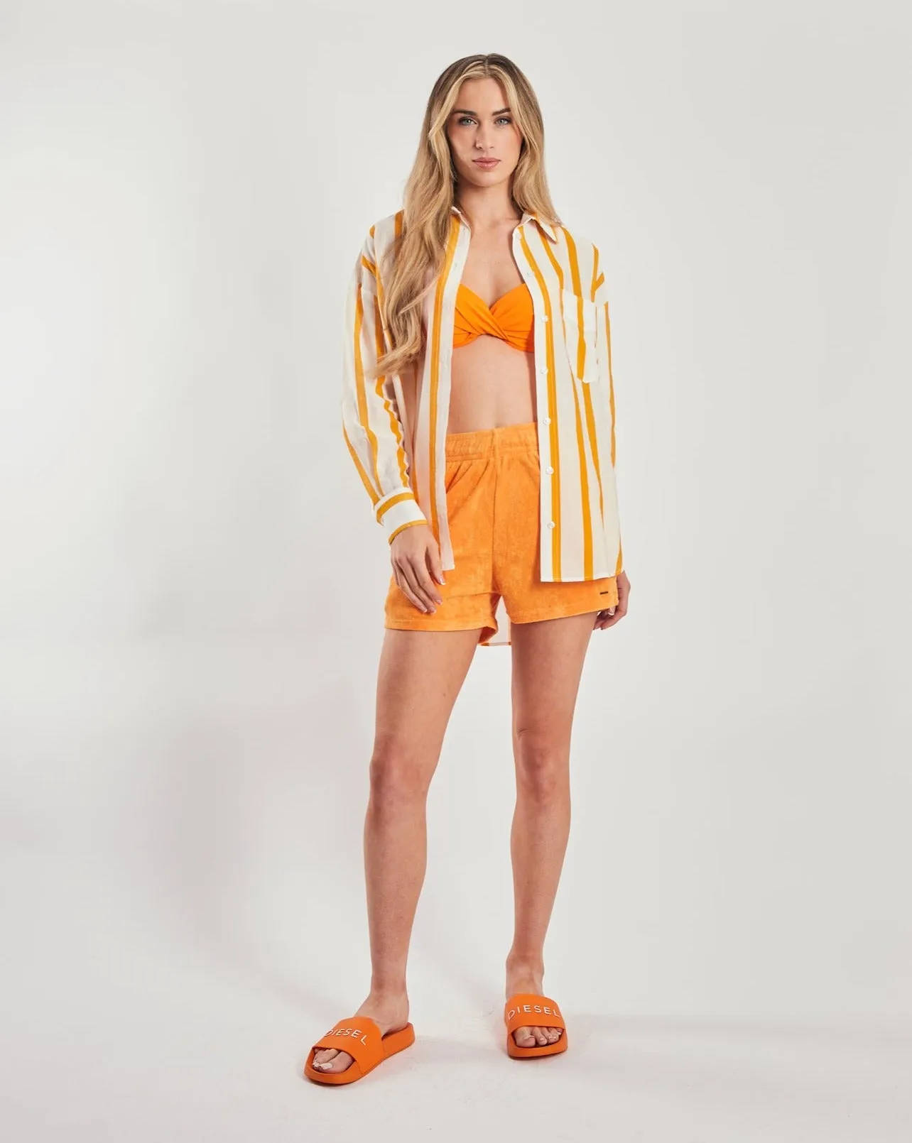 Sabra Shirt Orange Stripe