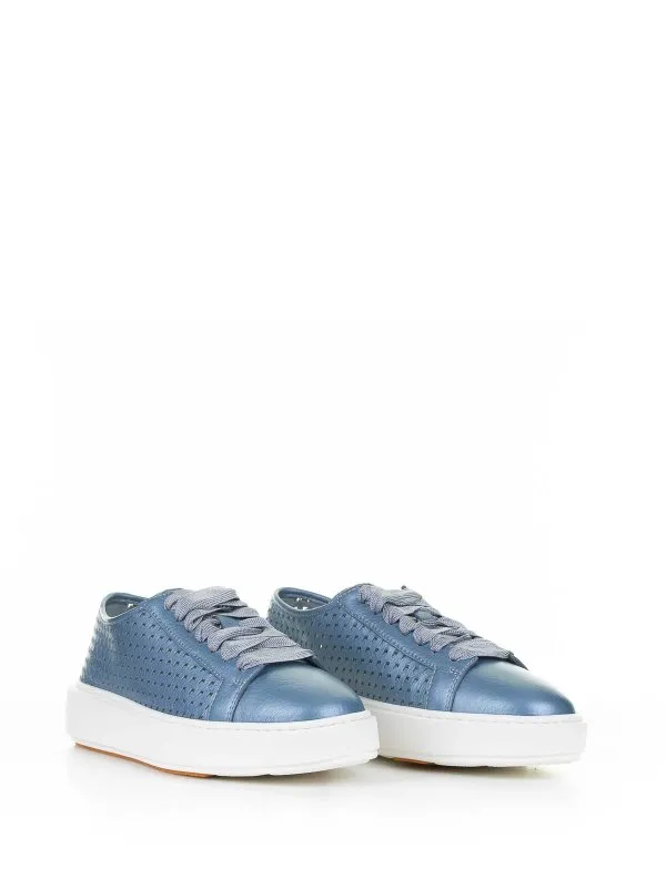 Santoni Light blue sneaker