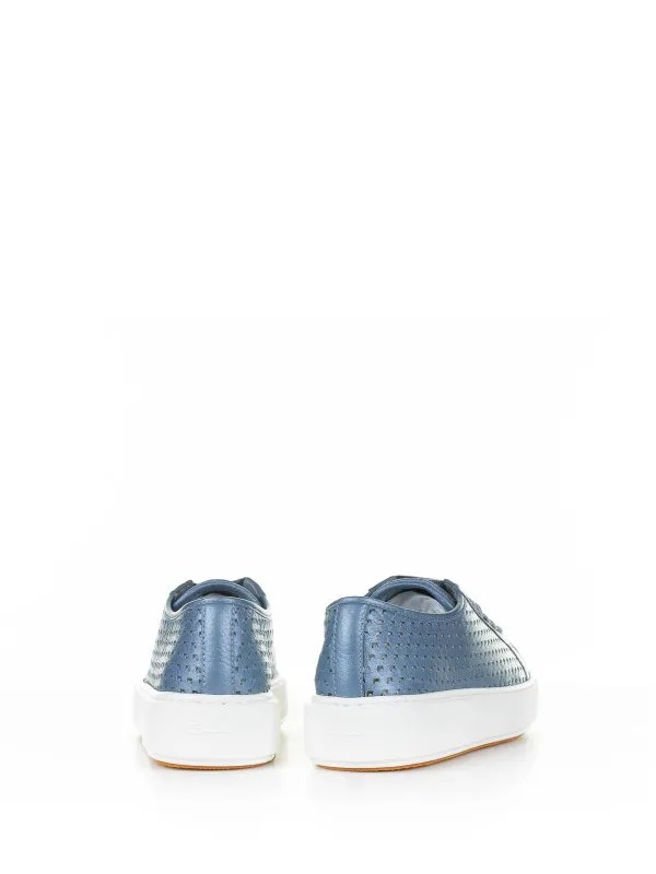 Santoni Light blue sneaker