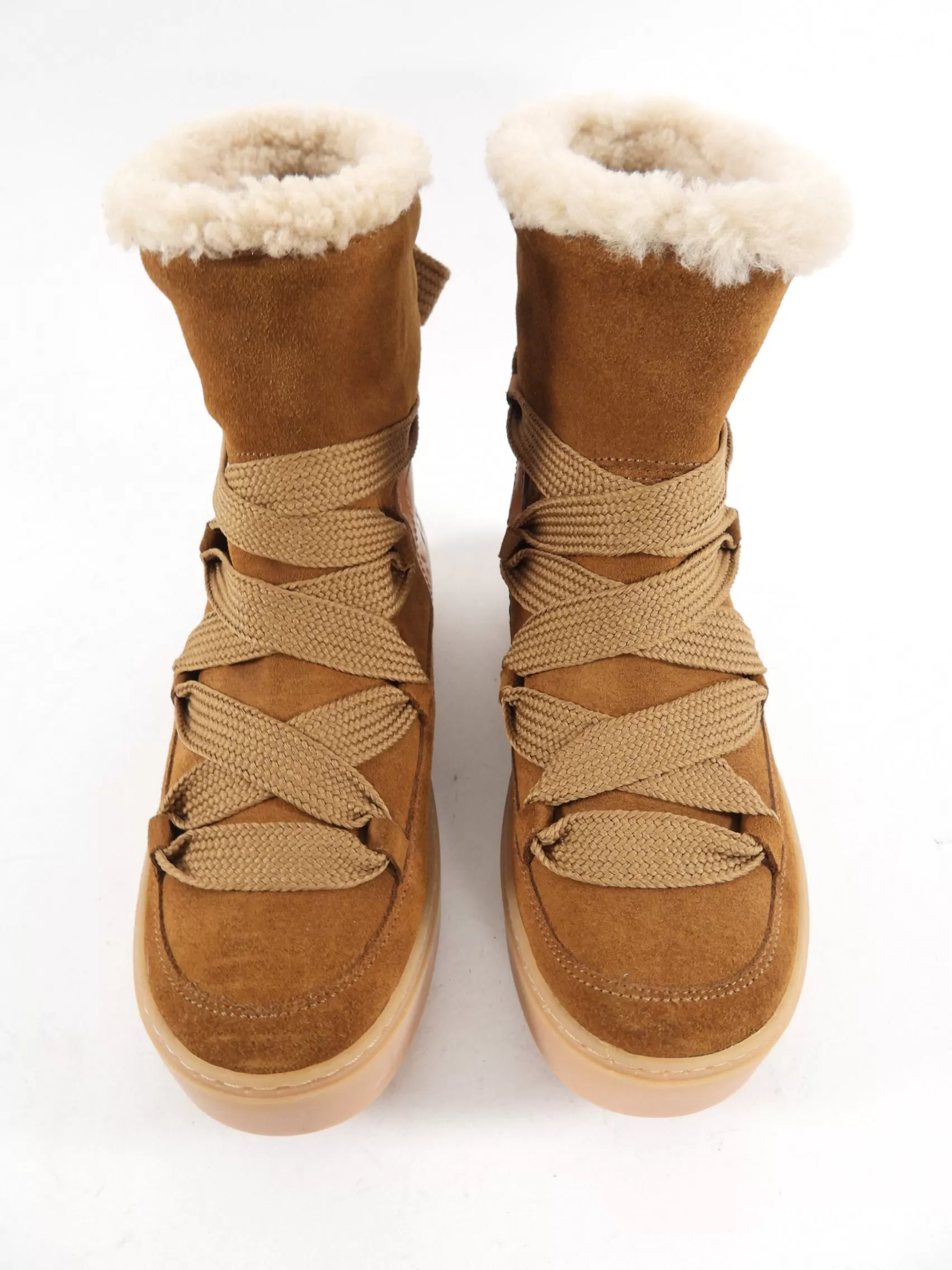 See by Chloe Tan Shearling Charlee Snow Boots - 6 / 6.5