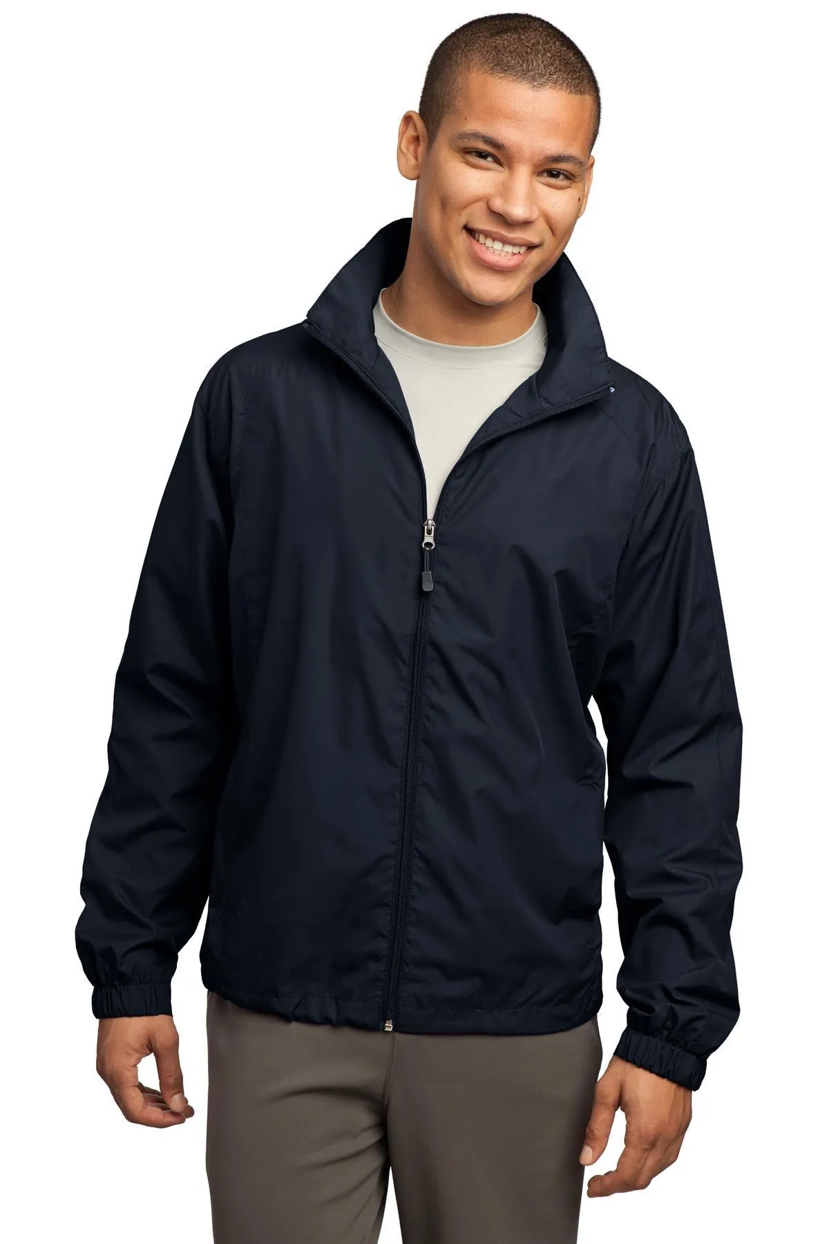 Sport-Tek Full-Zip Wind Jacket JST70 True Navy