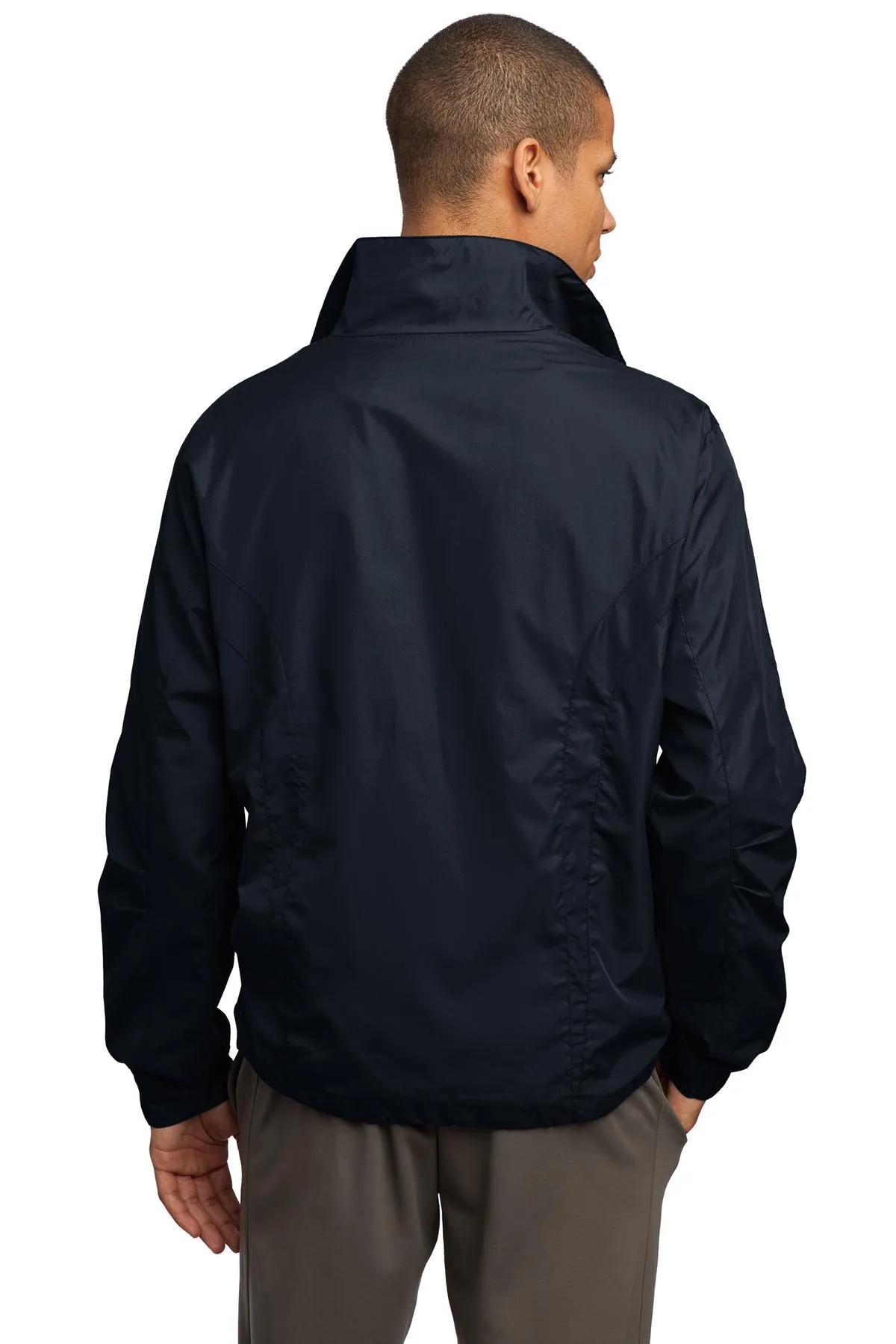 Sport-Tek Full-Zip Wind Jacket JST70 True Navy