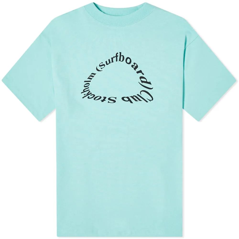 Stockholm Surfboard Club Kil Logo T-Shirt - END. ExclusiveTurquoise