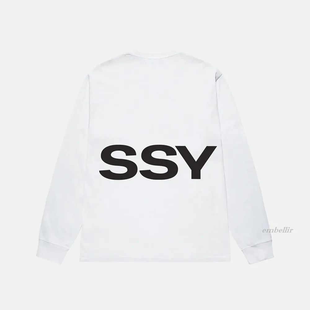 STUSSY  |Crew Neck Unisex Street Style Long Sleeves Cotton