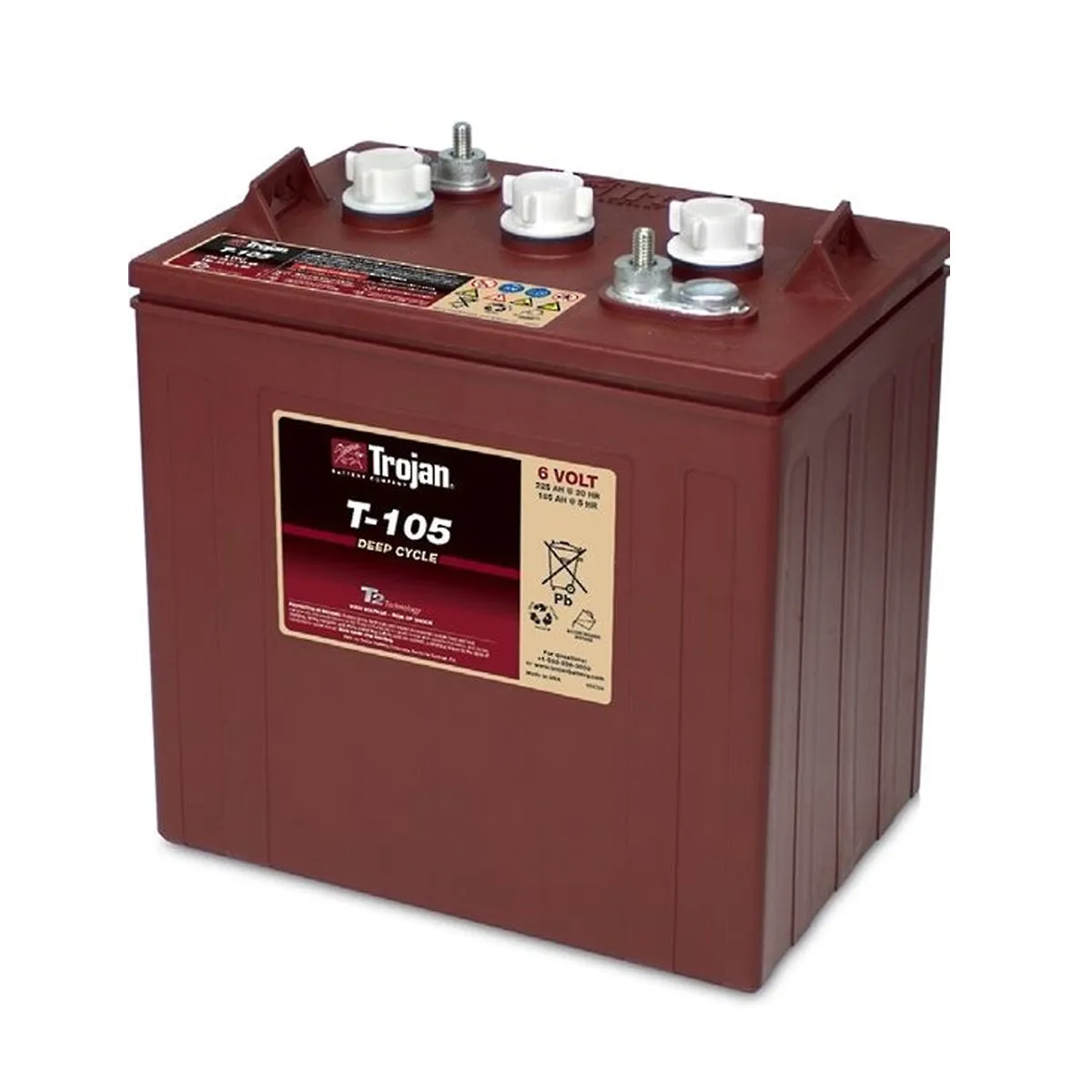 Trojan Batteri T-105, 6V