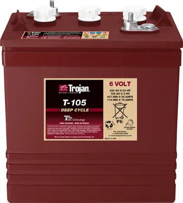 Trojan Batteri T-105, 6V