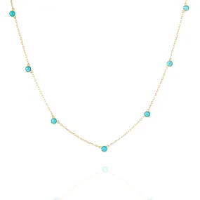 Turquoise Station Necklace