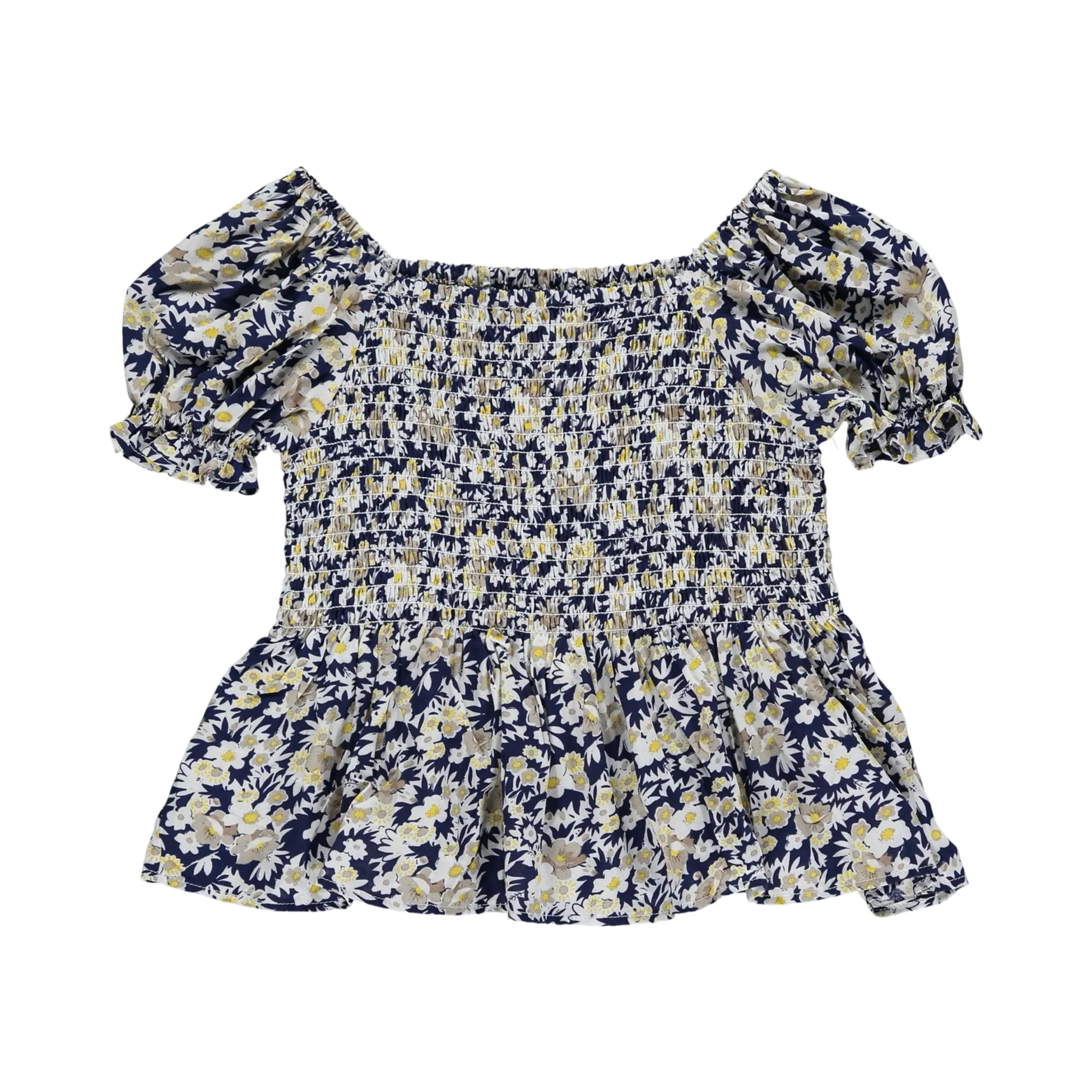 Vignette Eleanor Blouse in Navy Floral