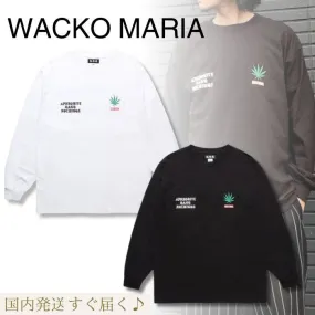 WACKO MARIA  |Crew Neck Unisex Street Style Collaboration Long Sleeves