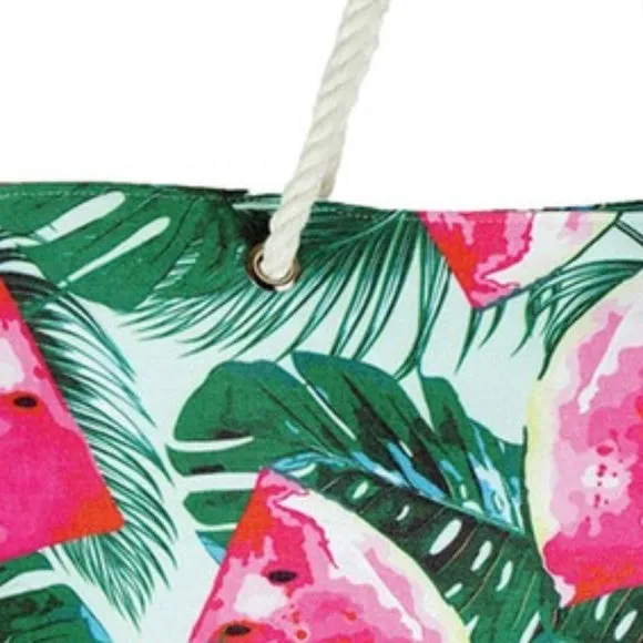 Watermelon Print Tote