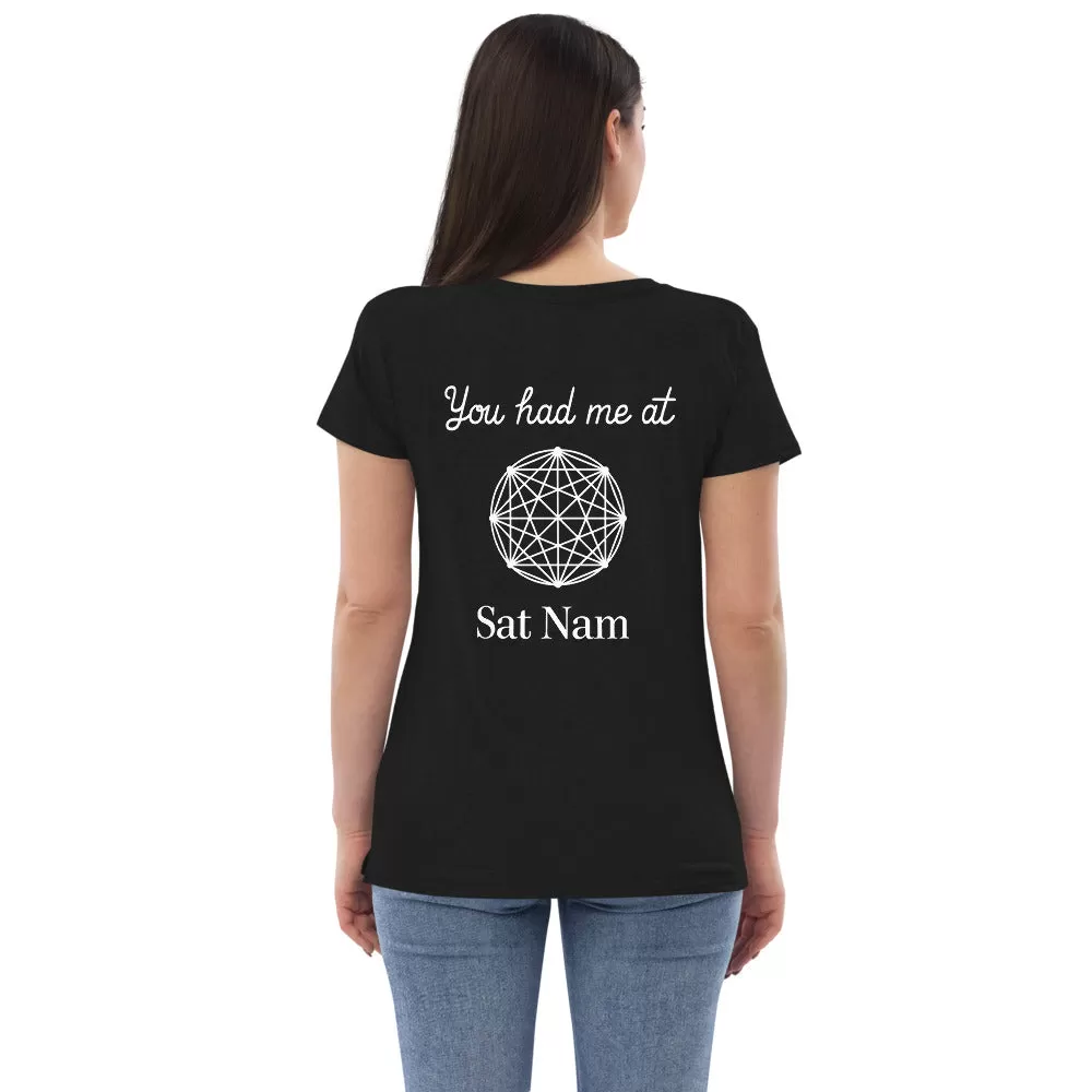 Women’s recycled v-neck You had me at sat nam t-shirt