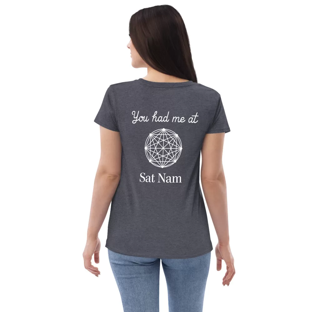 Women’s recycled v-neck You had me at sat nam t-shirt