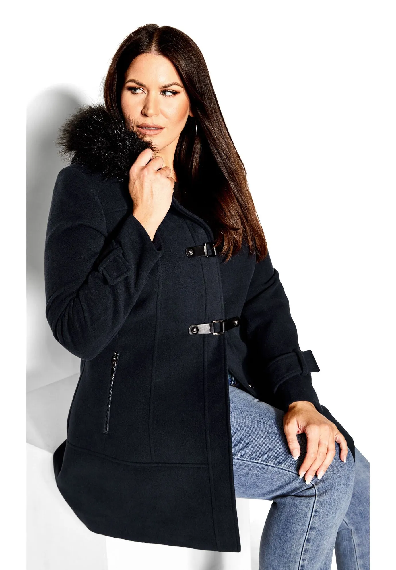 Wonderwall Coat - navy