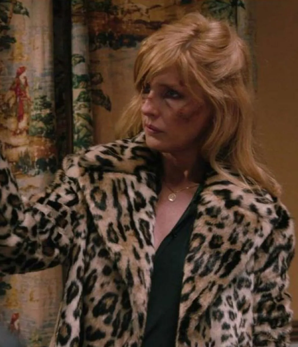 Yellowstone Kelly Reilly Cheetah Print Coat