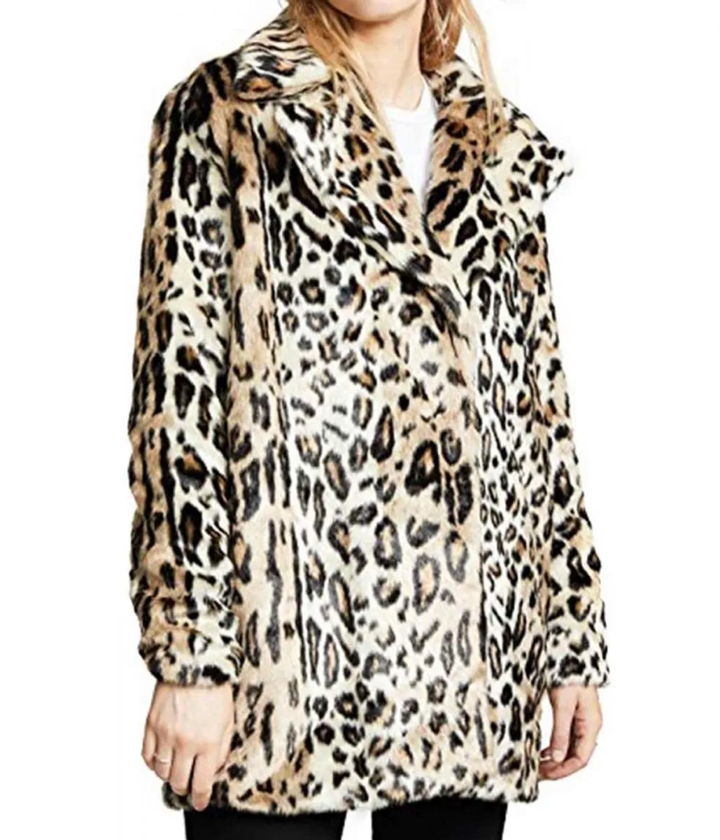 Yellowstone Kelly Reilly Cheetah Print Coat